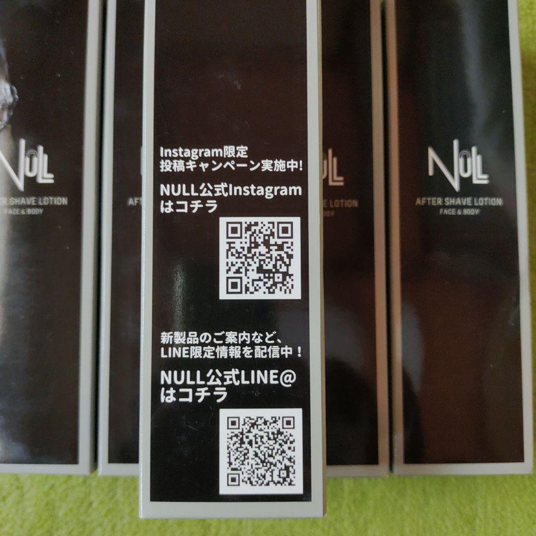 [匿名発送]　NULL AFTER SHAVE LOTION 150m✖️５本