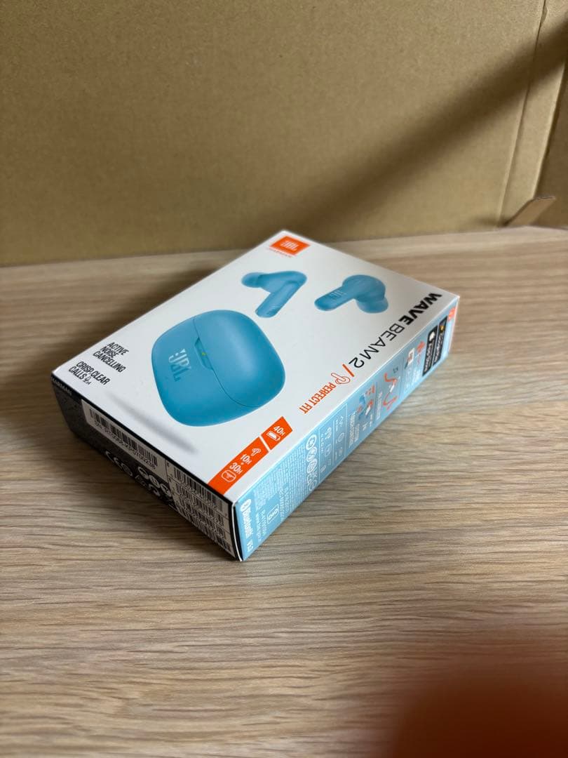 【新品】JBL WAVE BEAM 2 ワイヤレスイヤホン 公式限定カラーブルー