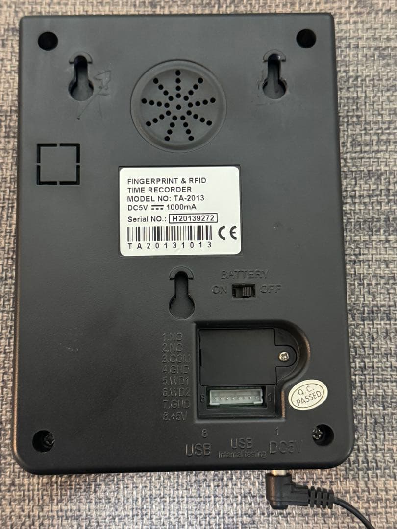 SMARTTOUCH 指紋認証タイムレコーダー TA-2013