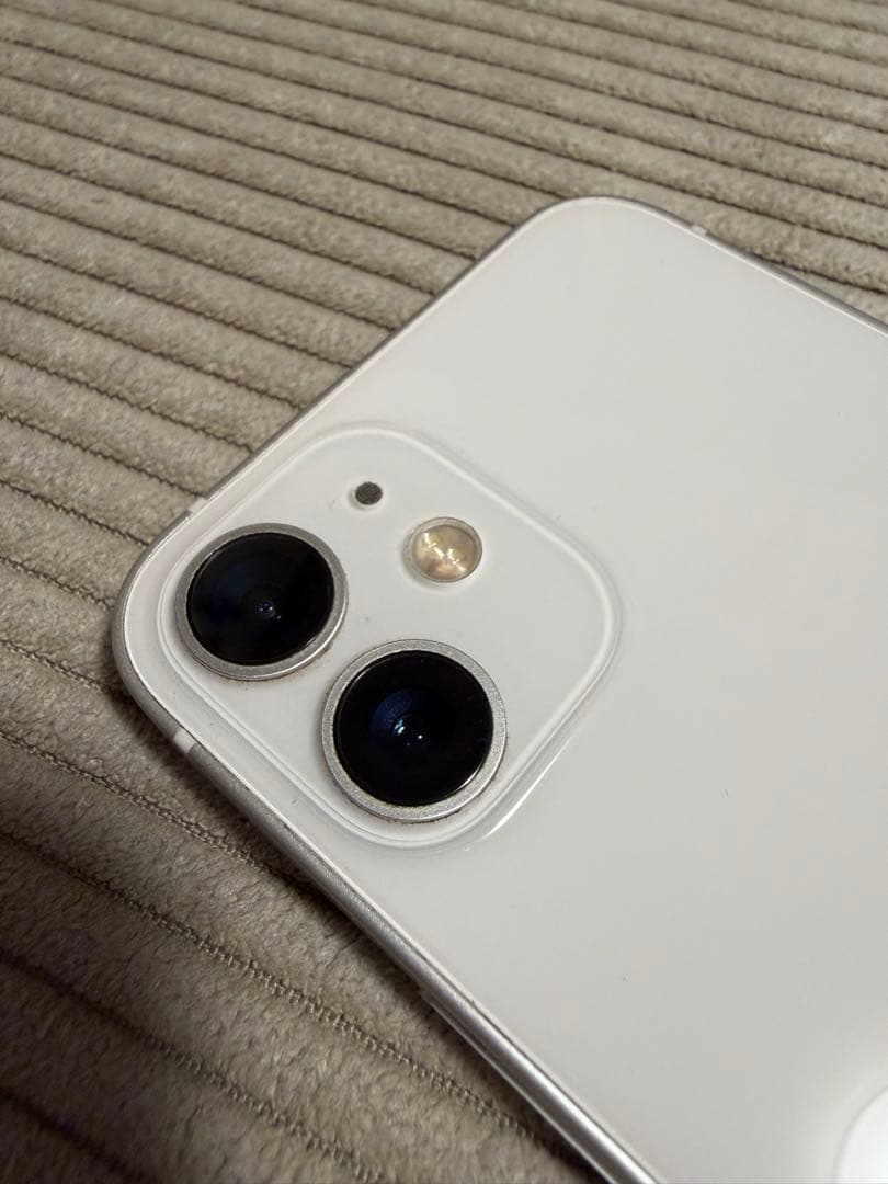 iPhone 12 mini 本体 128G ホワイト　ガラスフィルム