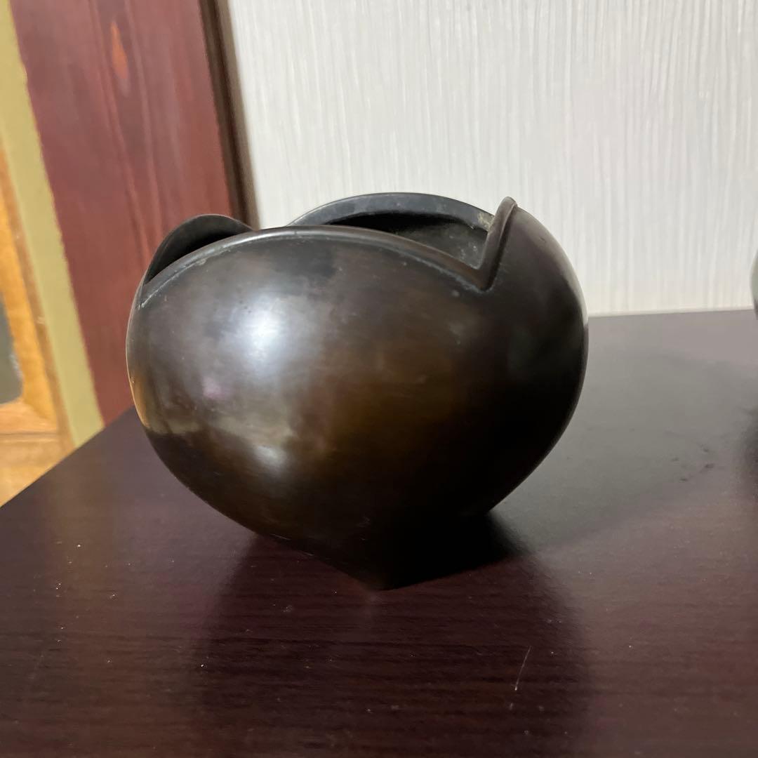 茶道具 煙草盆 銅製火入 灰吹 キセル置き