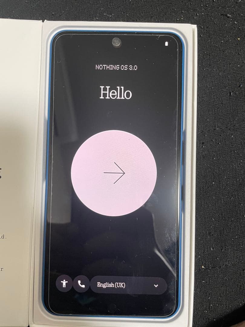 Nothing Phone (1) クリアブルー 本体