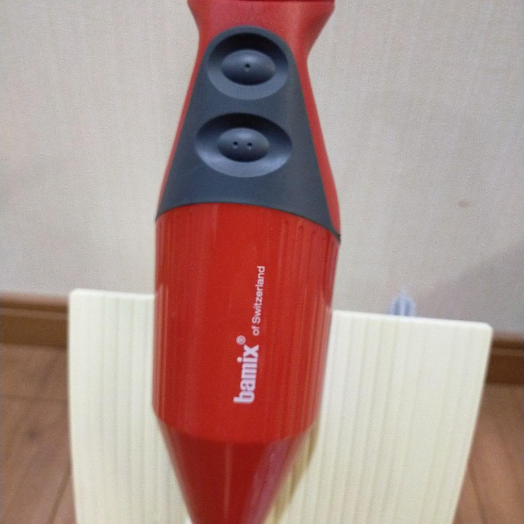 ひ*ん様 bamix ハンドブレンダー レッド フードプロセッサー付き