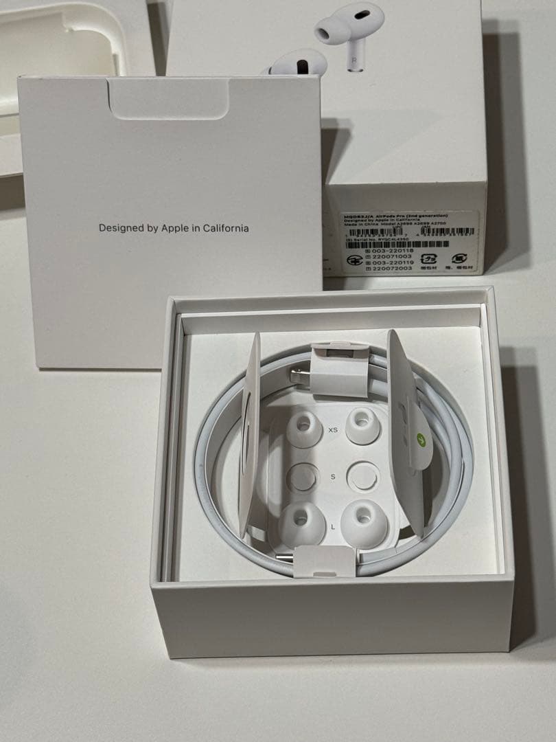 Apple正規品 AirPods Pro第2世代 A2699 両耳 不具合無し