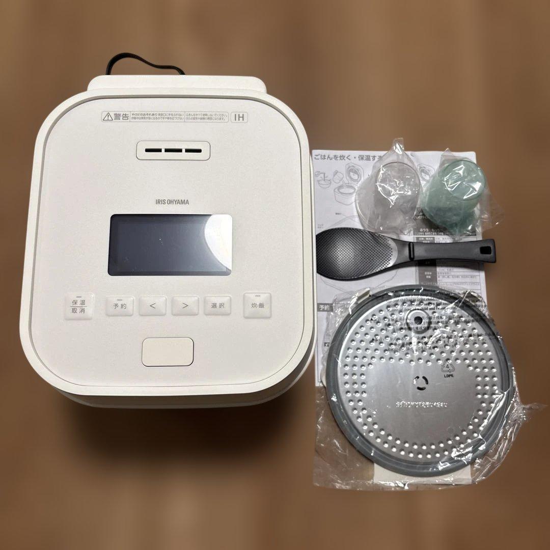 IRIS OHYAMA IHジャー炊飯器 RC-IGA50-Ｗ　ホワイト5.5合