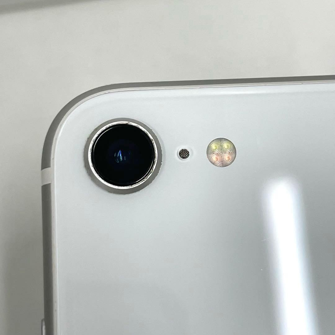 【N】iPhone SE 第2世代128GB ホワイト MXD12J/A SB◯