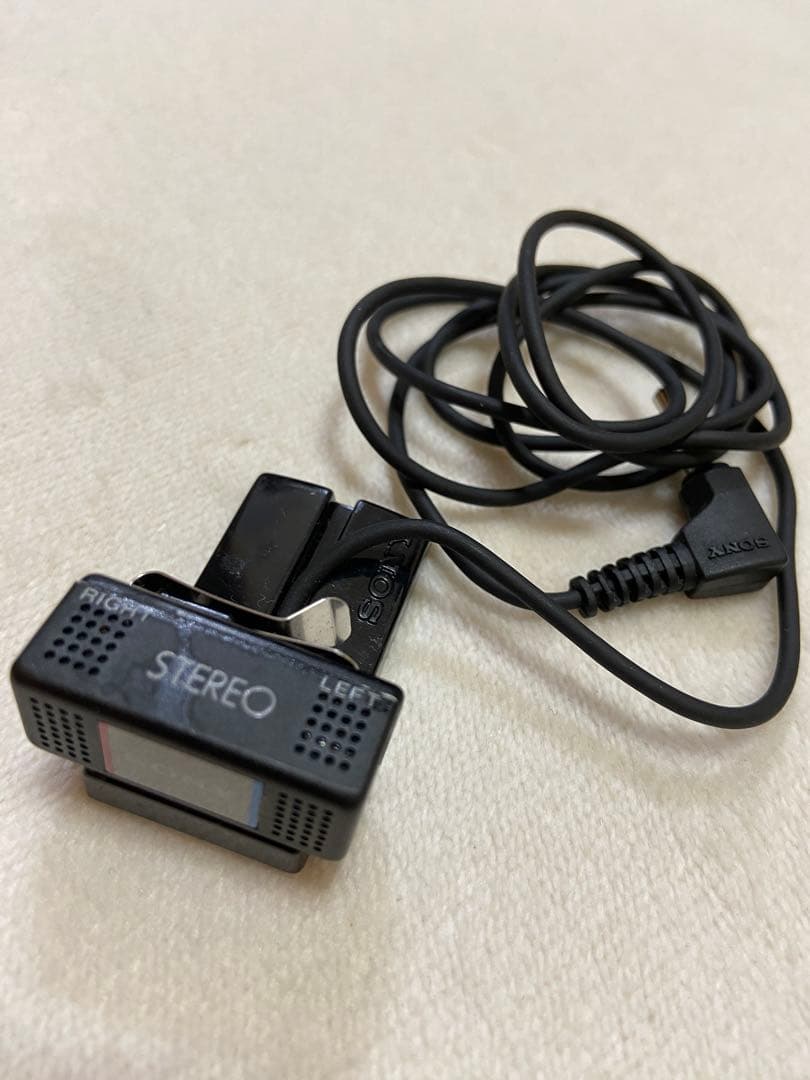 【ジャンク品】SONY WM-R202 ウォークマン　ステレオ録音マイク（2点）