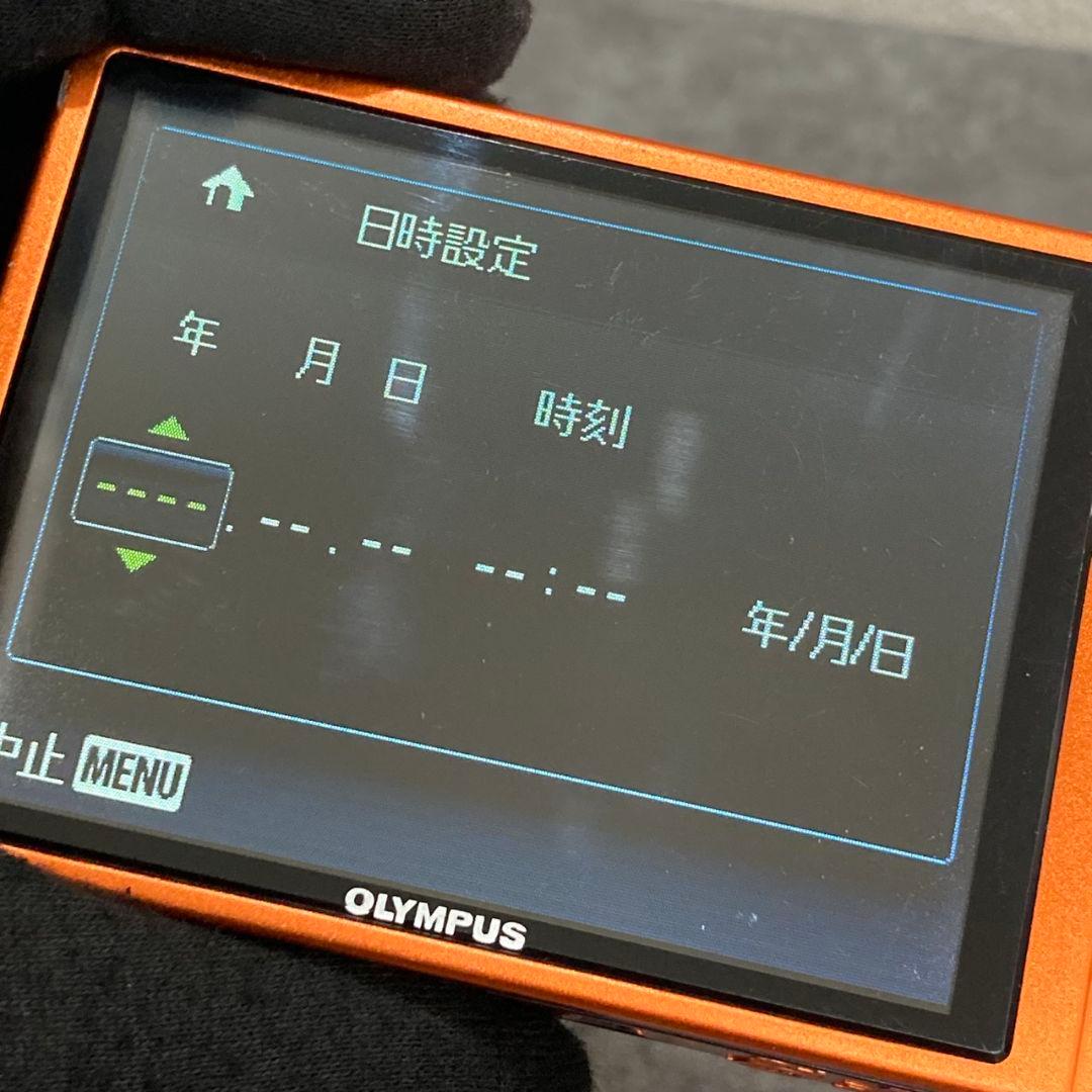 OLYMPUS コンパクトデジタルカメラ VG-160 オレンジ