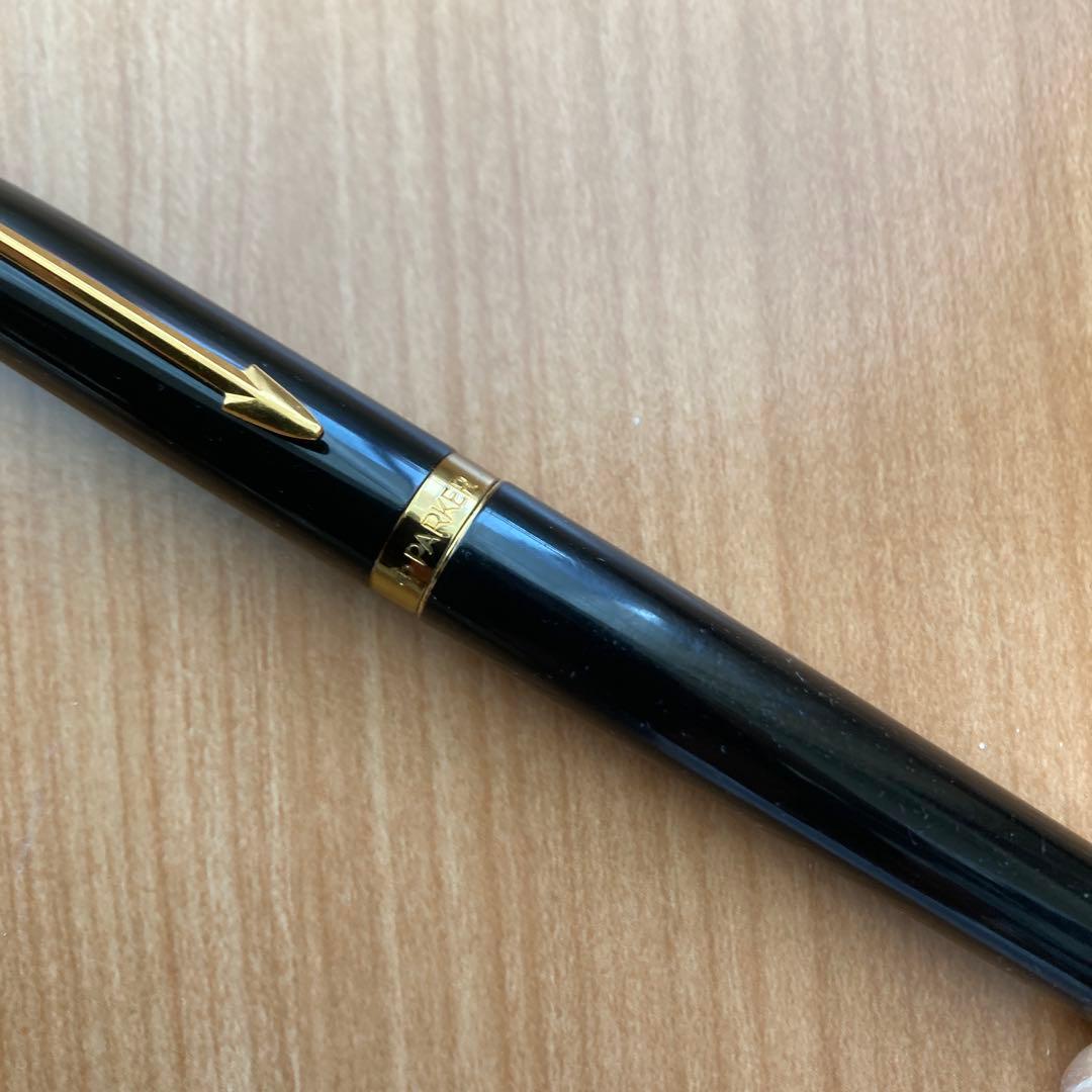 PARKER パーカー万年筆 ビンテージ 黒/ゴールド　14K