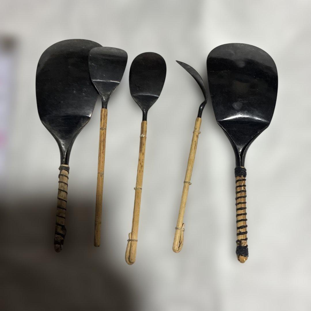 茶道具　灰匙　古美術　レトロ5個セット