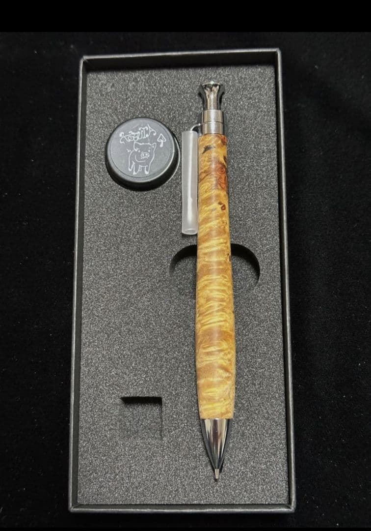 こぶた工房　極上花梨紅白　シャープペン　0.5mm