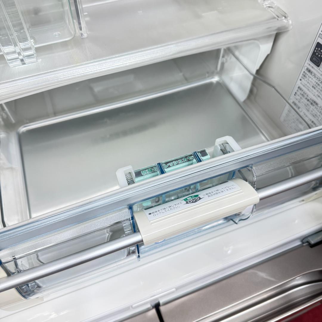 (28)都内23区配送無料　日立2015年製5ドアガラストップ冷蔵庫　415L