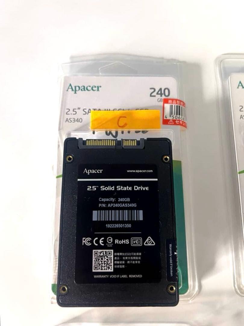 『Apacer Panther 』240GB x2枚120GBX2 (内SP1枚