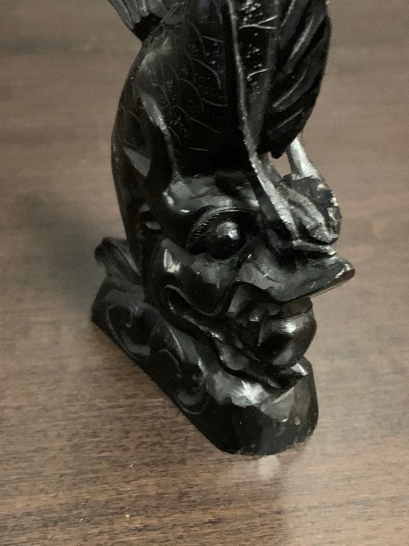 《美品》《送料無料》⭐︎鯱鉾しゃちほこ 黒 置物 縁起物 オブジェ ♪⭐︎