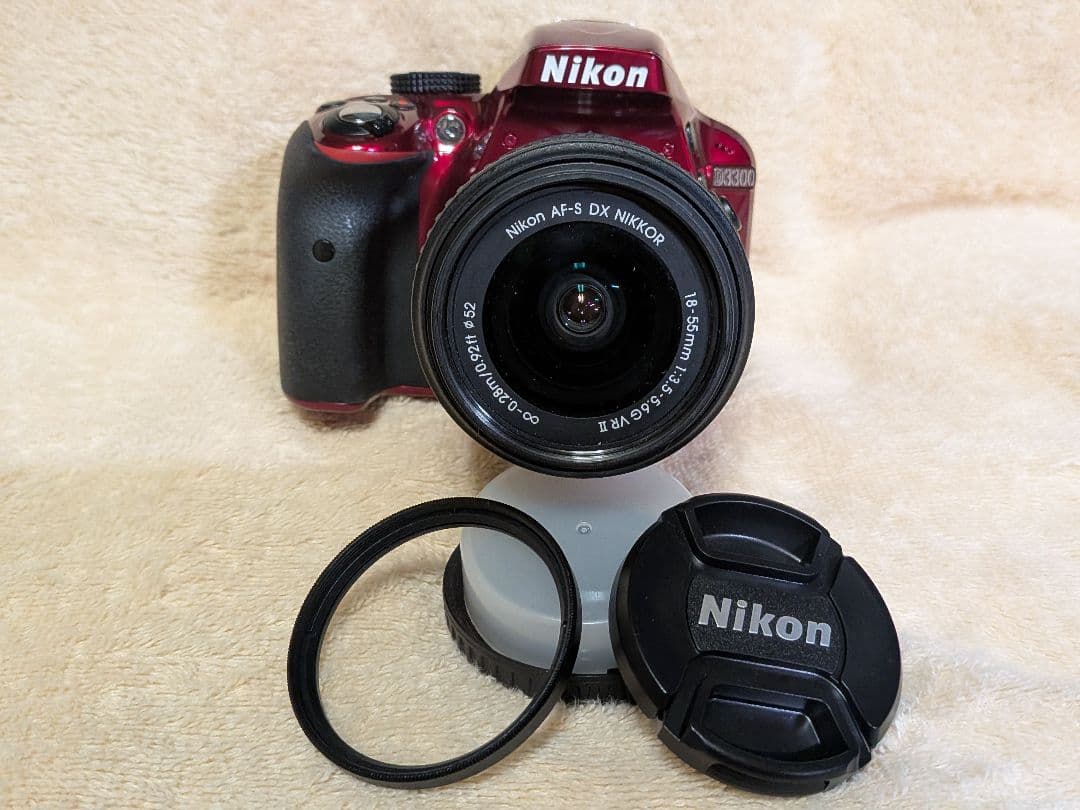 Nikon D3300 デジタル一眼レフカメラ レッドセット