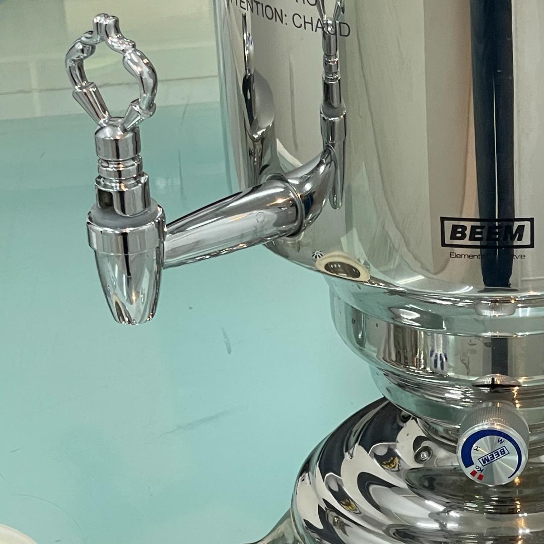 BEEM社製 サモワール ロマノフ 3 シルバー 5リットル 電気 湯沸かし器