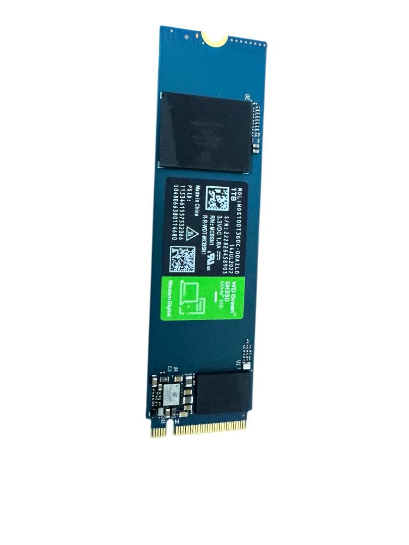 内蔵型SSD WD Green SN350 NVMe SSD 1TB (M.2 2280)
