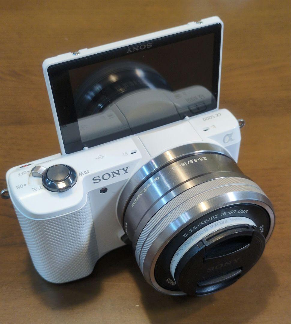 SONY α5000 ミラーレス一眼カメラ　ホワイト
