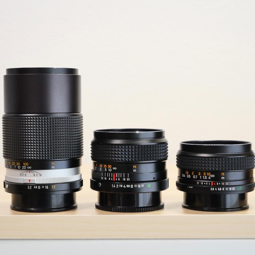 値下げ！HEXANON AR（135mm 50mm 24mm）レンズ3種セット
