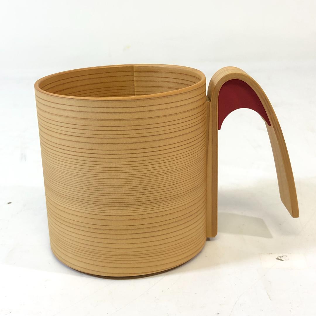 【未使用品】 大館工芸社 曲げわっぱ マグカップ 2個 セット