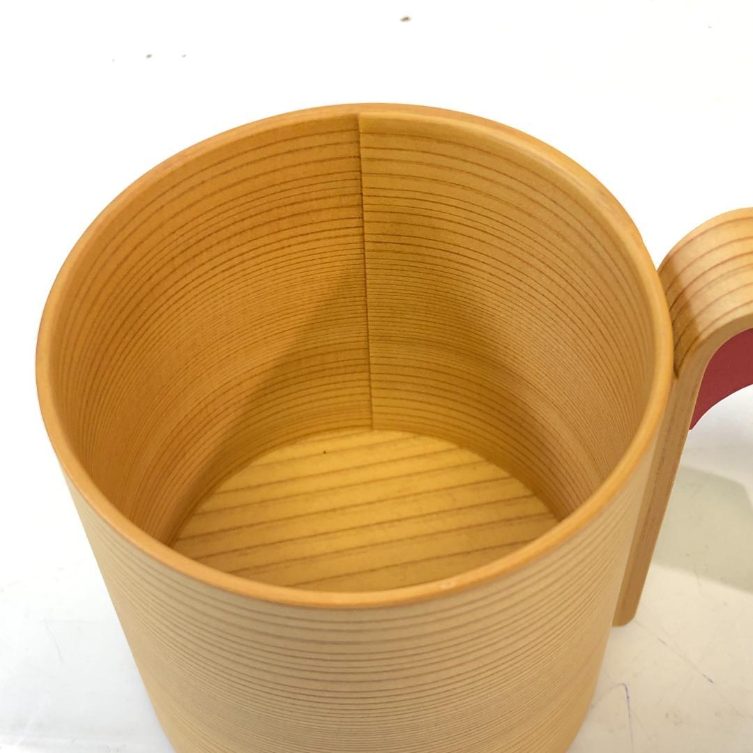 【未使用品】 大館工芸社 曲げわっぱ マグカップ 2個 セット