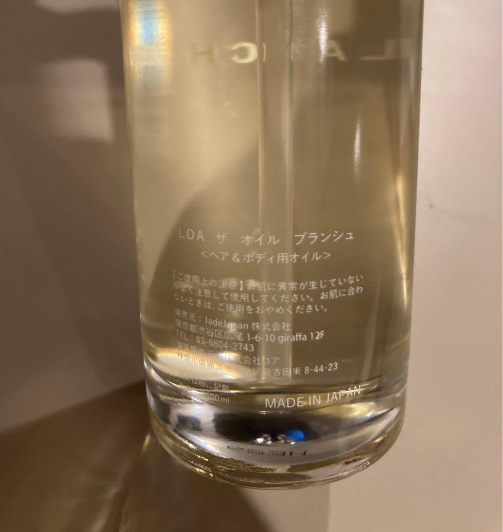 LOA THE OIL ロアザオイル 100ml ブランシュ　2点セット