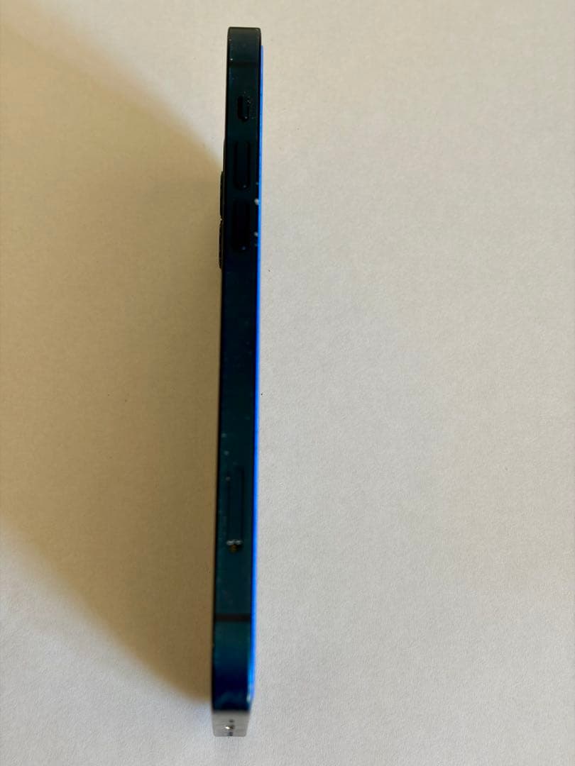 iPhone12 SIMフリー 128G 動作品 背面割れ ブルー