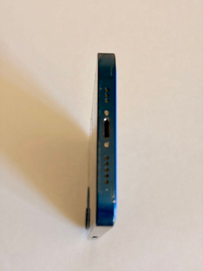 iPhone12 SIMフリー 128G 動作品 背面割れ ブルー