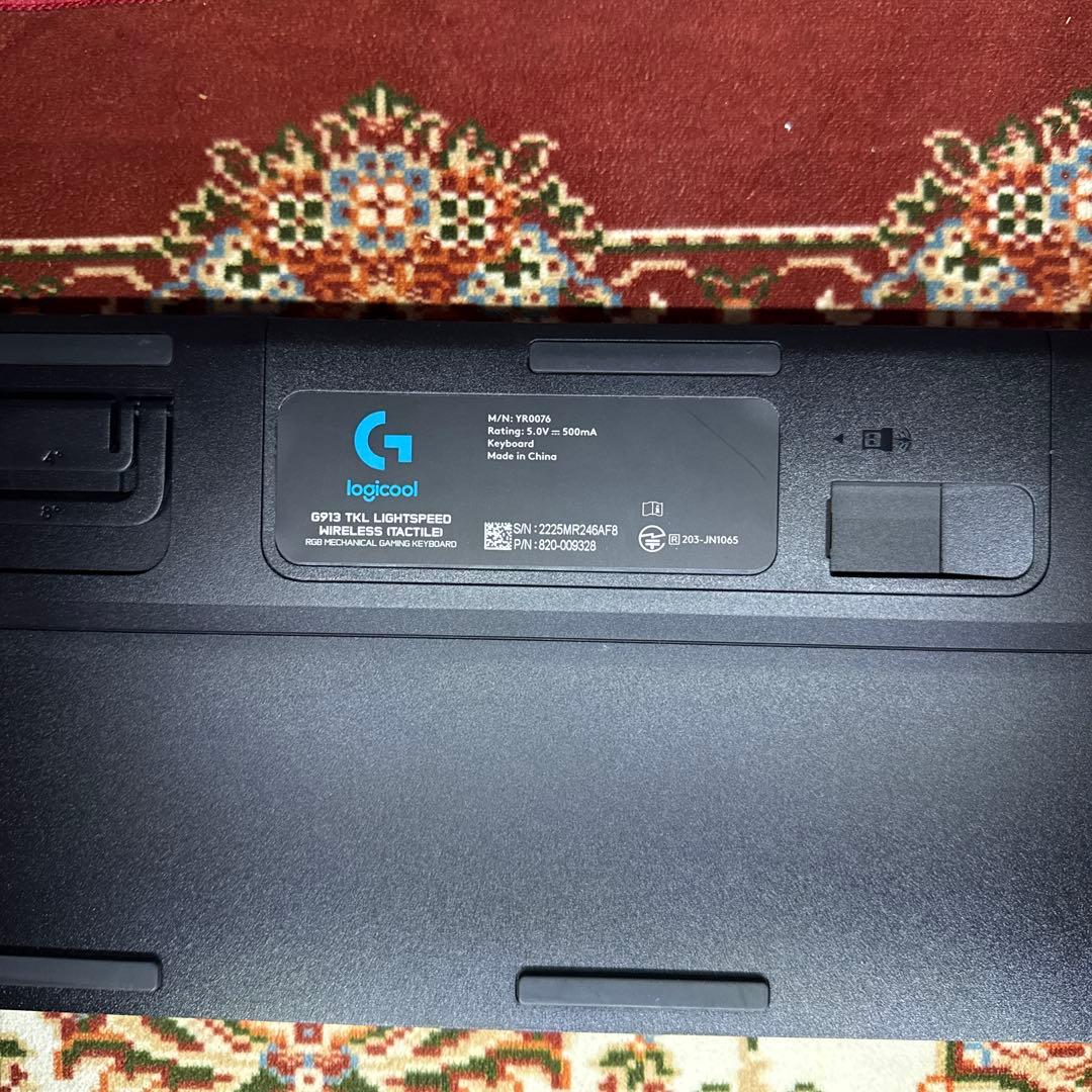 Logicool G913 TKL wireless （茶軸）