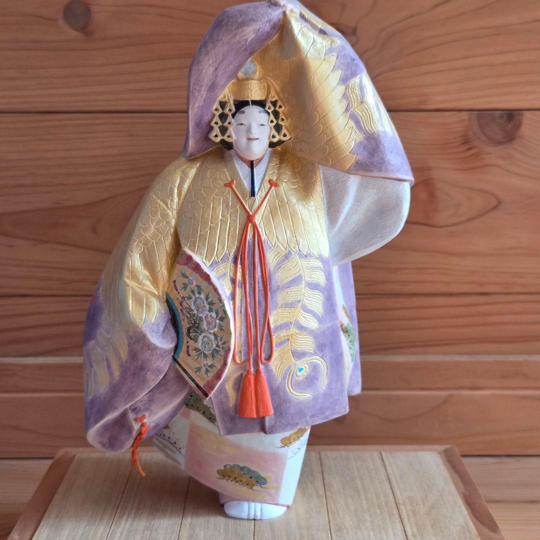 博多人形　能　羽衣　正興作