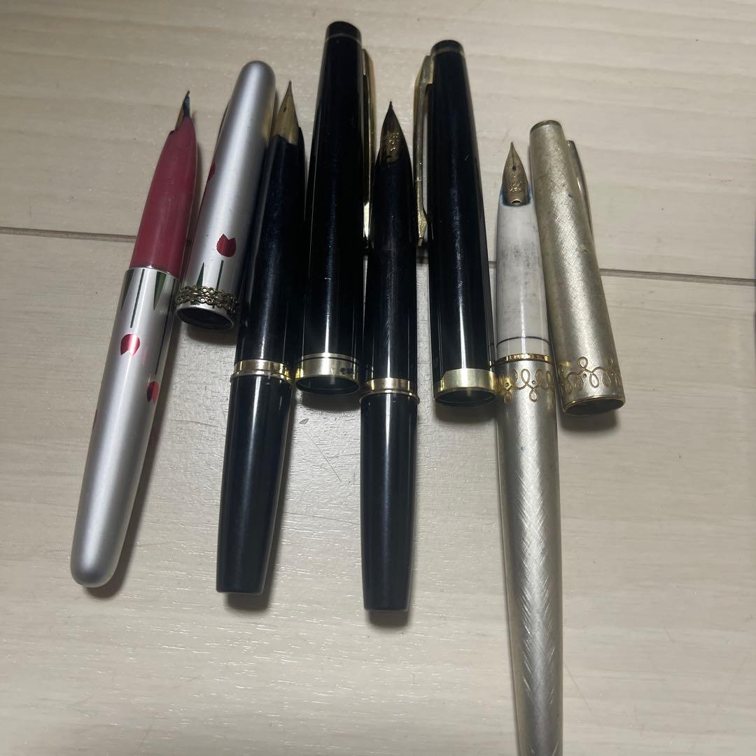 万年筆 10点セット まとめ ペン先 18K 14K 585 750