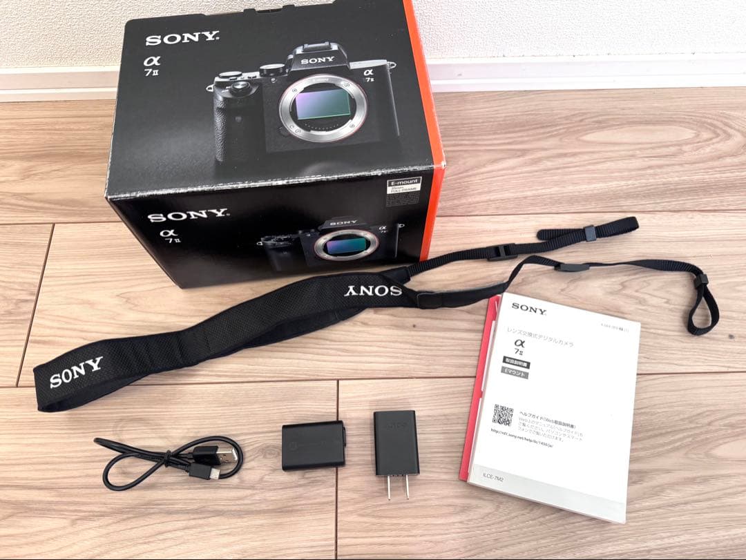 SONY α7Ⅱ ボディ 電源入らず ジャンク 外観美品 付属品完備