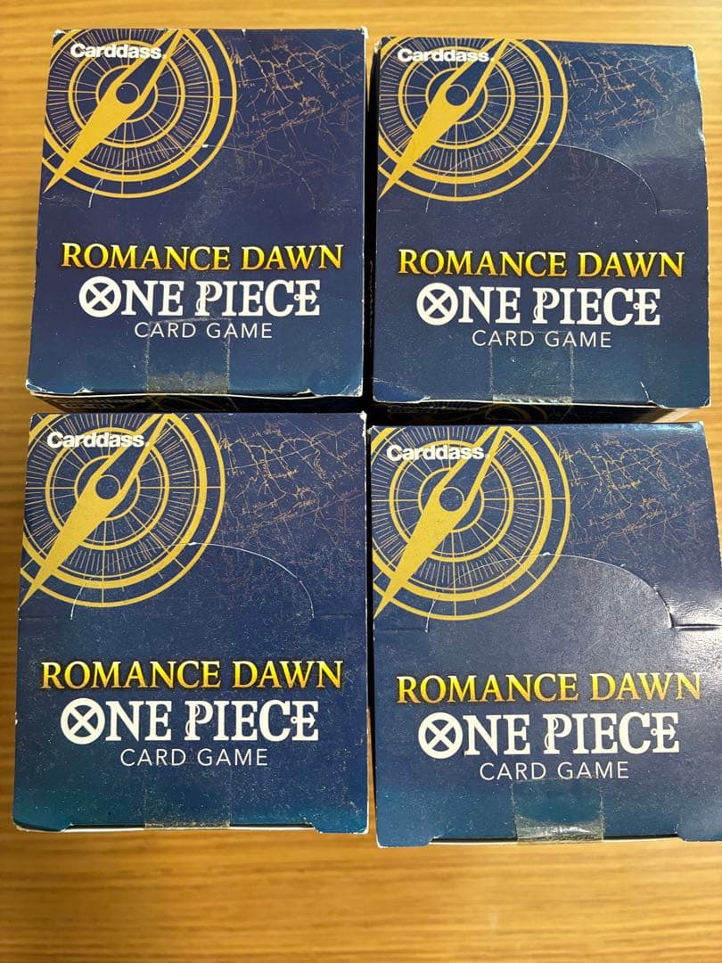 ROMANCE DAWN ONE PIECEカードゲーム テープ付き
