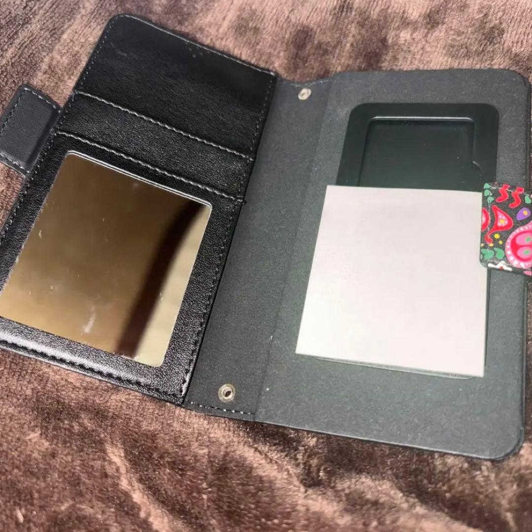 hide スマホケース 手帳型 スマホカバー サイケ ペイント レモネード