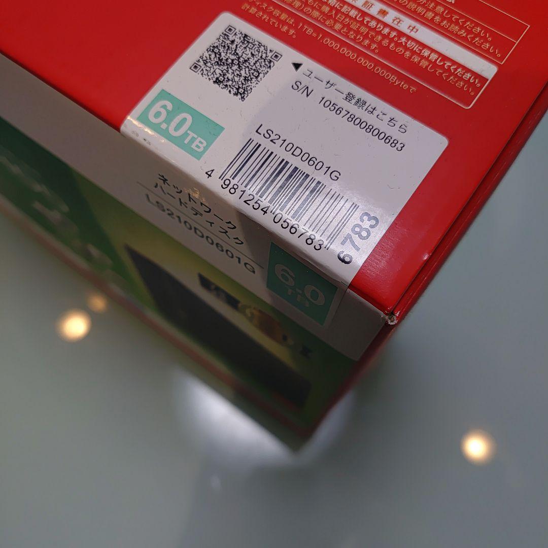 BUFFALO 　LS210D0601G 　6.0TB　新品　HDD