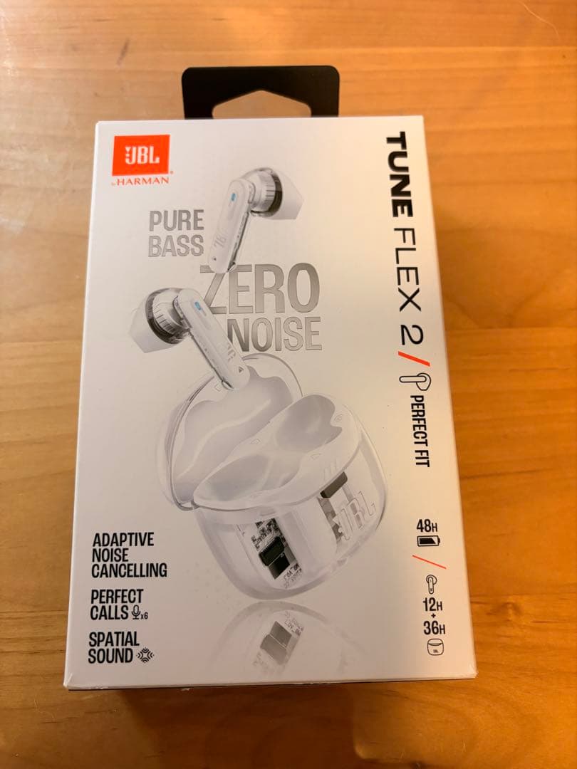 JBL TUNE FLEX 2 ワイヤレスイヤホン ホワイト