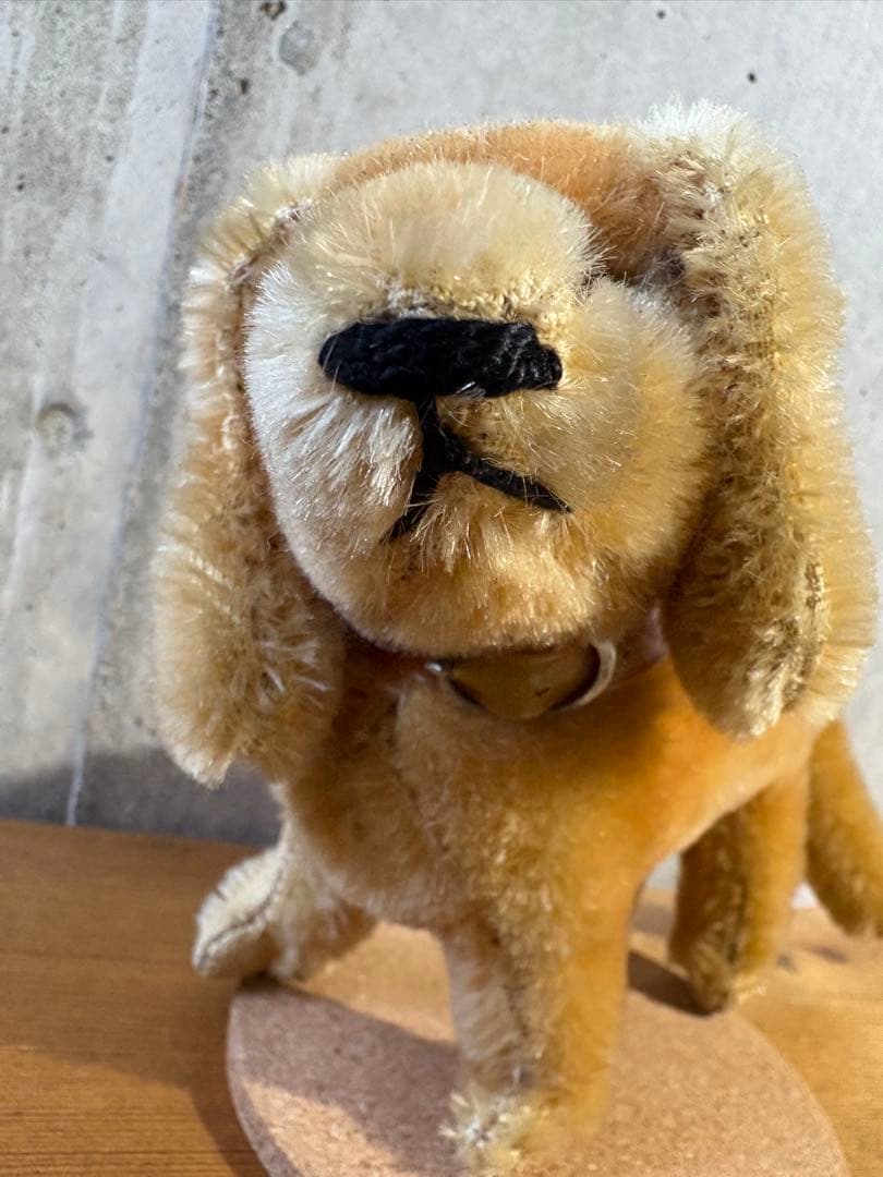 ドイツヴィンテージ ダックスフンド ぬいぐるみ Grislyタグ付き