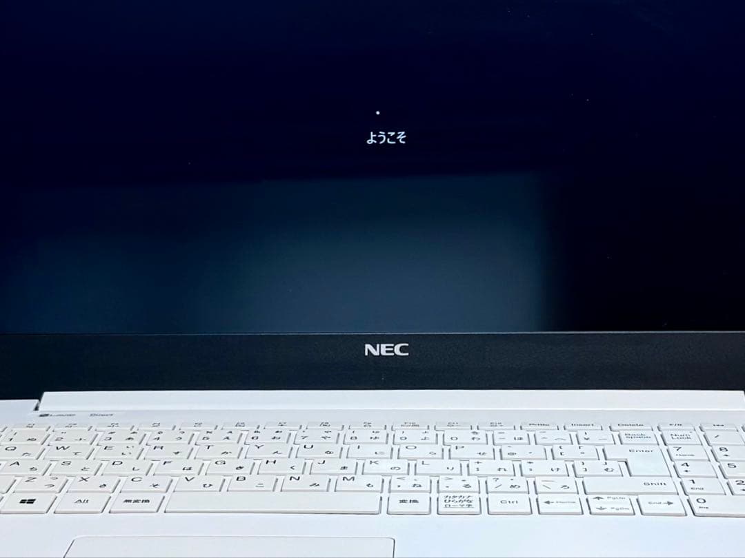【値下げ】NEC ノートパソコン カームホワイト色