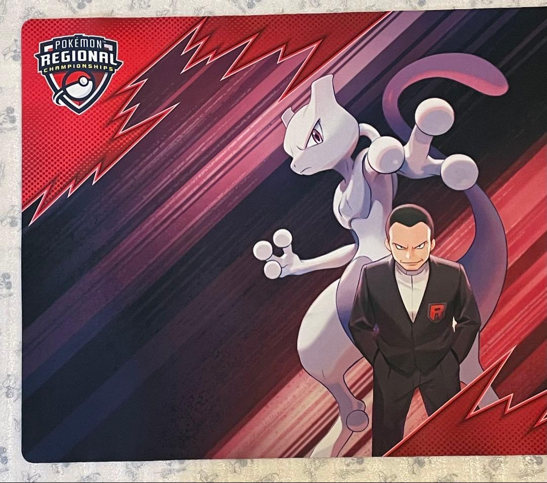 希少 ミュウツー サカキ ロケット団 リージョナル プレイマット ポケモンカード