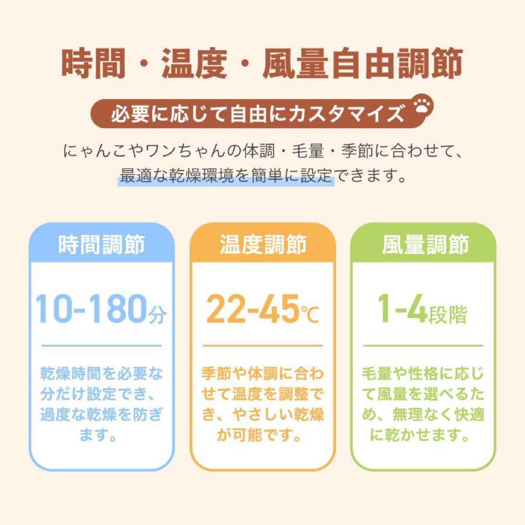 ペットドライヤーハウス ペットドライヤー ボックス 犬 大風量