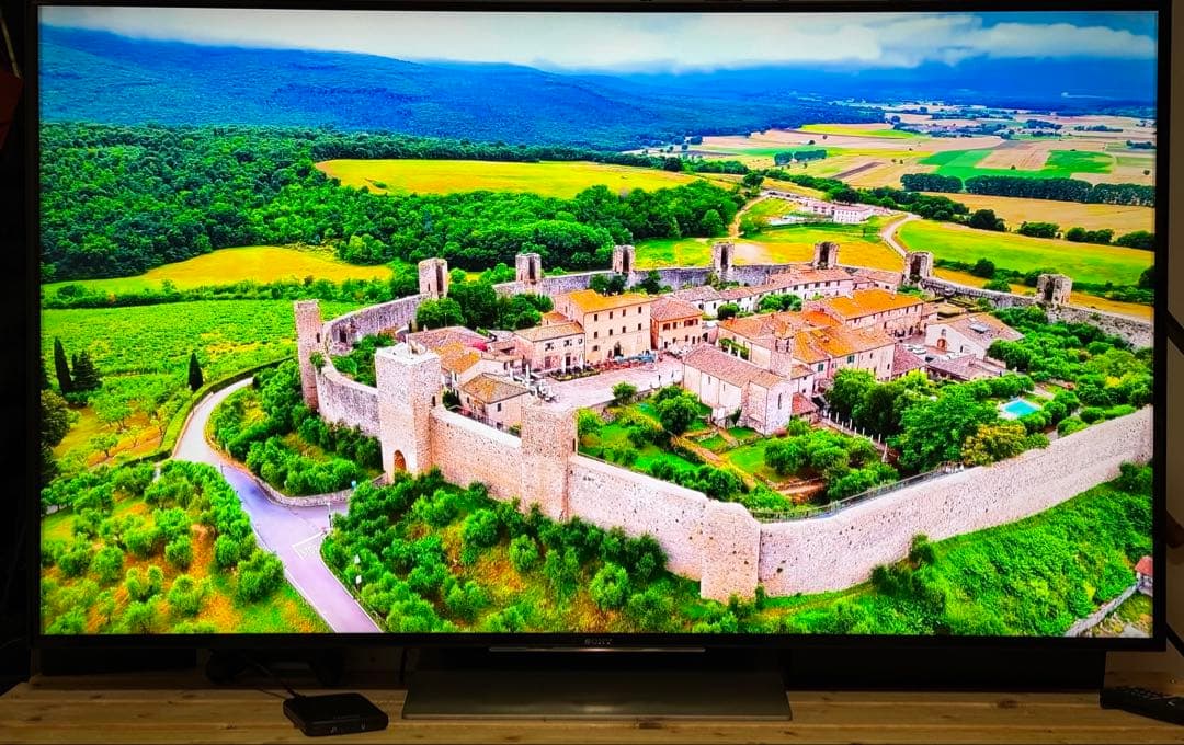 SONY ブラビア55型 4K KJ-55X9300D 【1TB外付SSD付】