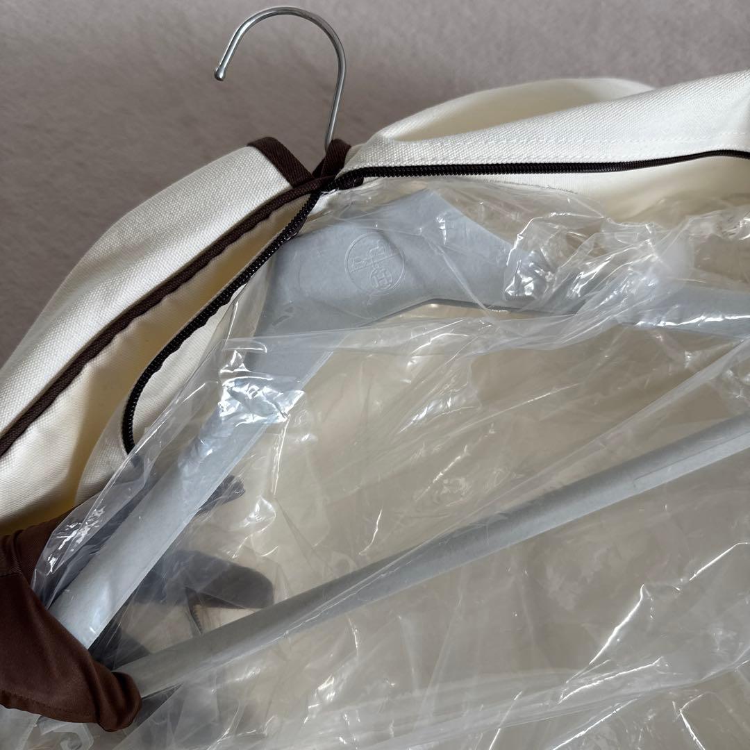 エルメス専用ホワイト ガーメントバッグ ハンガー付き