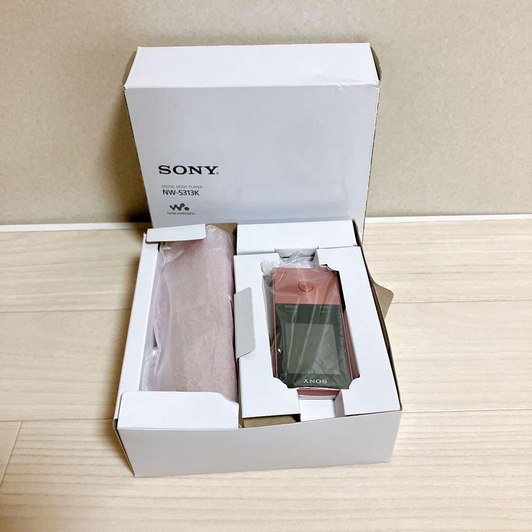 【美品】 SONY NW-S313K ピンク ウォークマン ソニー