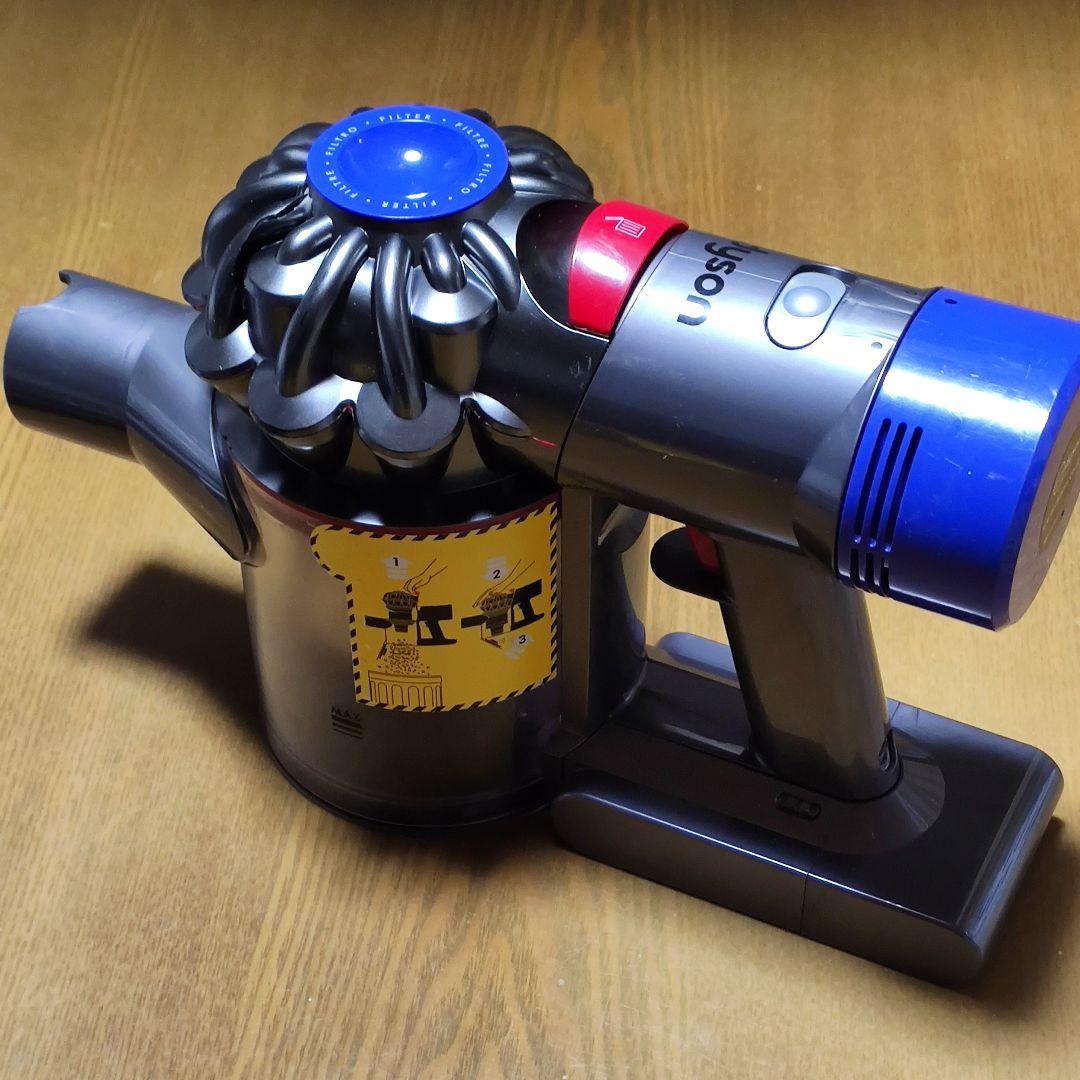 ダイソンV8 SV10掃除機 完全分解清掃済み 動作品 純正バッテリー2つセット