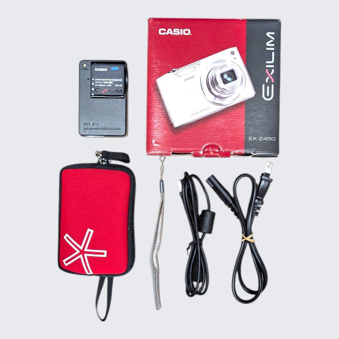 美品 動作確認済 CASIO EXILIM EX-Z450 デジカメ ピンク