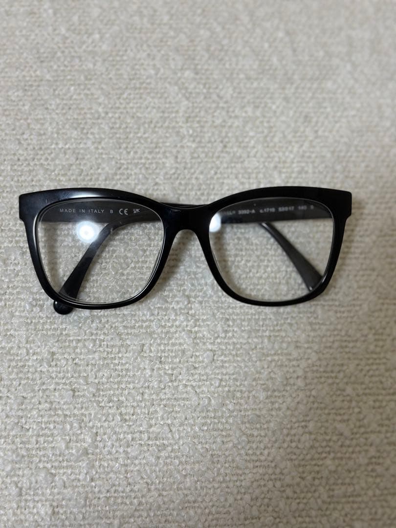 シャネル メガネ　眼鏡　新品同様　伊達
