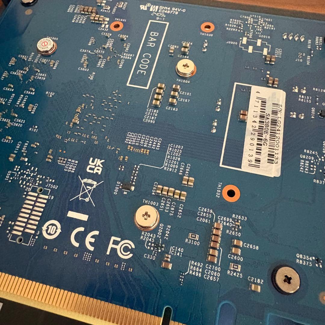 グラフィックボード・グラボ・ビデオカード SPARKLE Intel Arc A380 ELF
