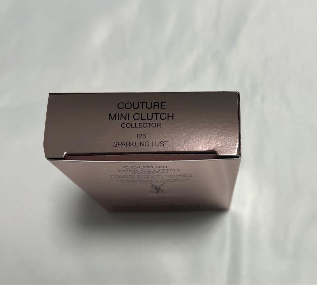 新品 ysl クチュール ミニ クラッチ 126 スパークリング ラスト
