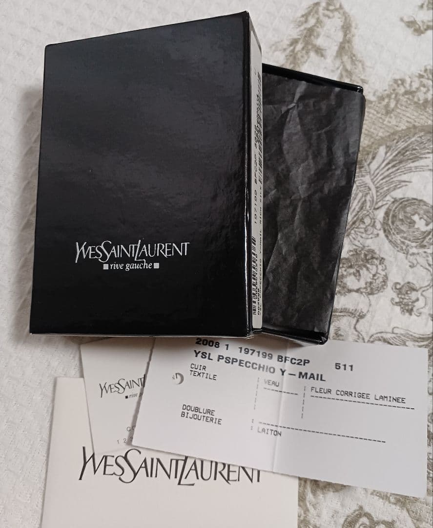YSL イヴサンローラン Y-MAIL Yメール 鏡 ミラー