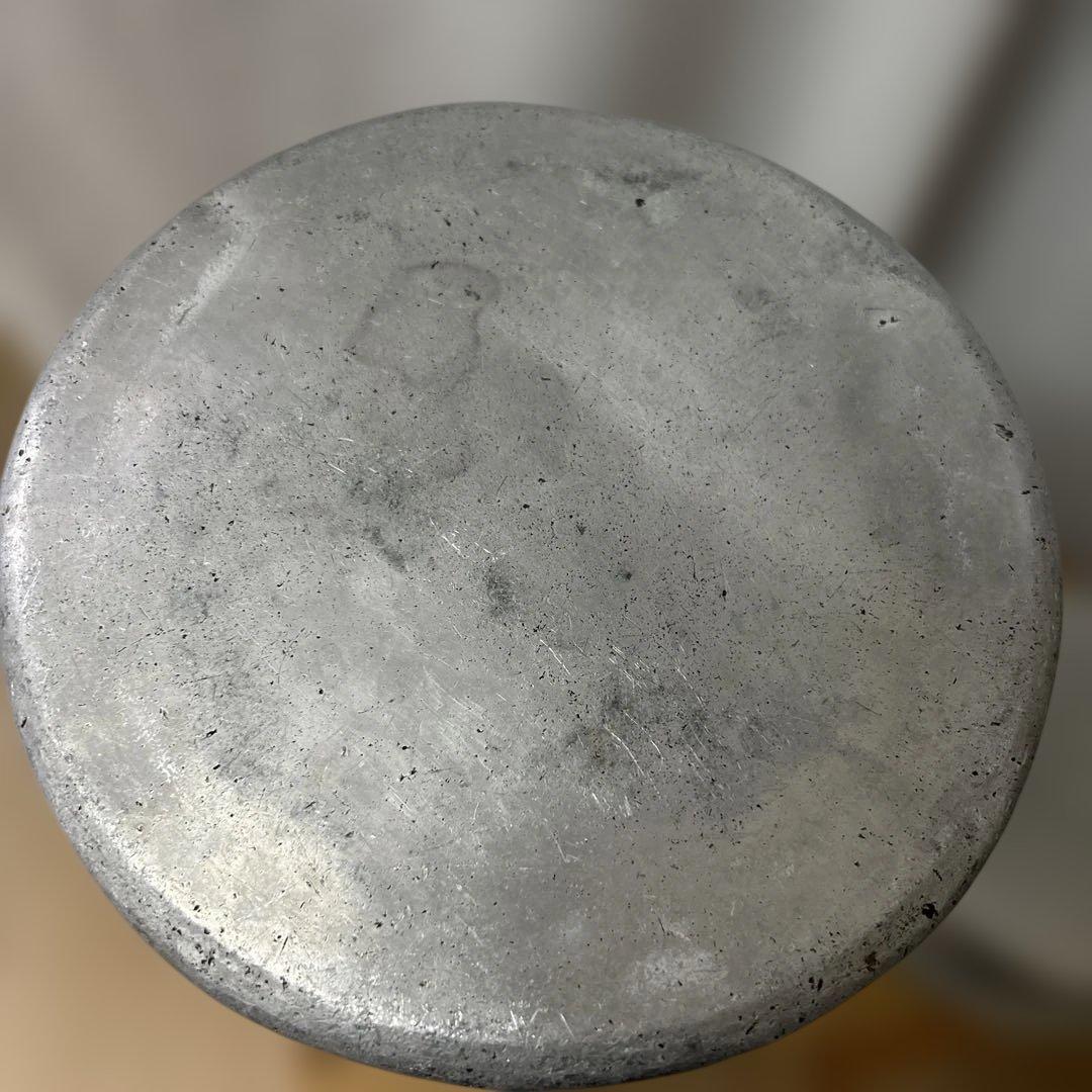 アンティーク　ミルク缶　ミルクポット　蓋付　古道具